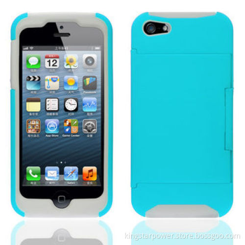 Hybrid Phone Case for iPhone 6, with ID Cash Credit Card Slots
